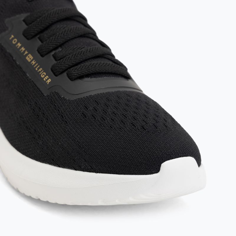 Damen Schuhe Tommy Hilfiger Knit Extralight Runner black 7