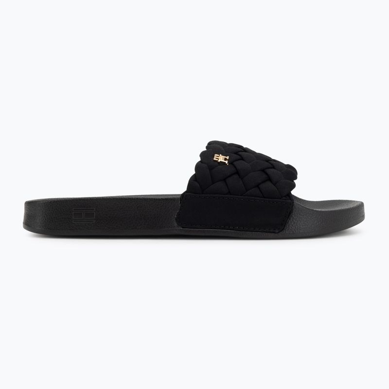 Damen-Pantoletten Tommy Hilfiger Braided Pool black 2
