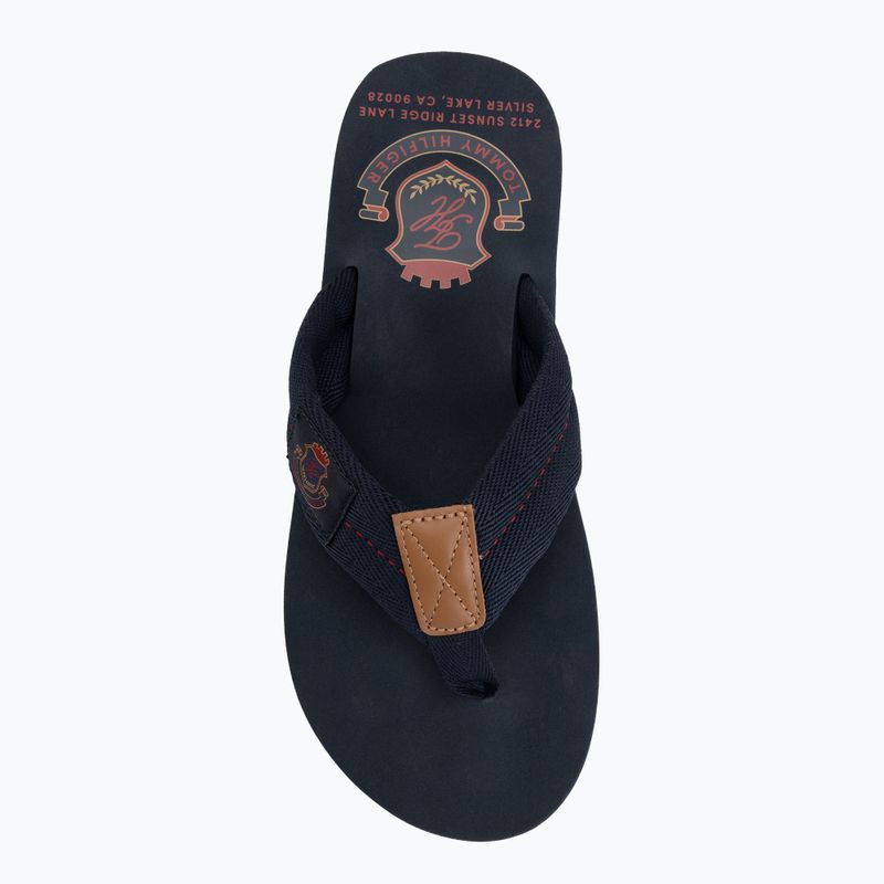 Herren-Flip-Flops Tommy Hilfiger Patch Beach Sandal desert sky 5