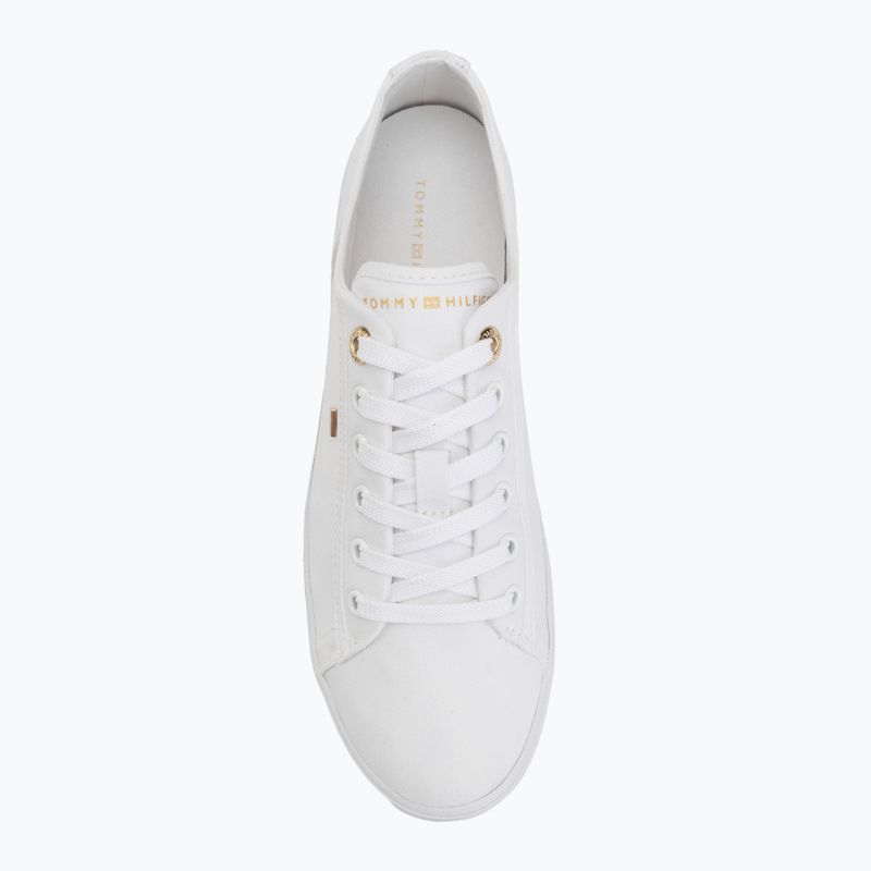 Damen-Turnschuhe Tommy Hilfiger Foxing Sneaker Canvas white 5