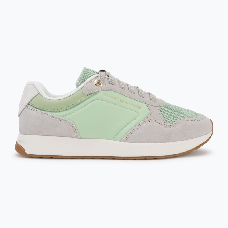 Damenschuhe Tommy Hilfiger Chic Eva Runner Mesh gentle jade/grey whisper 2