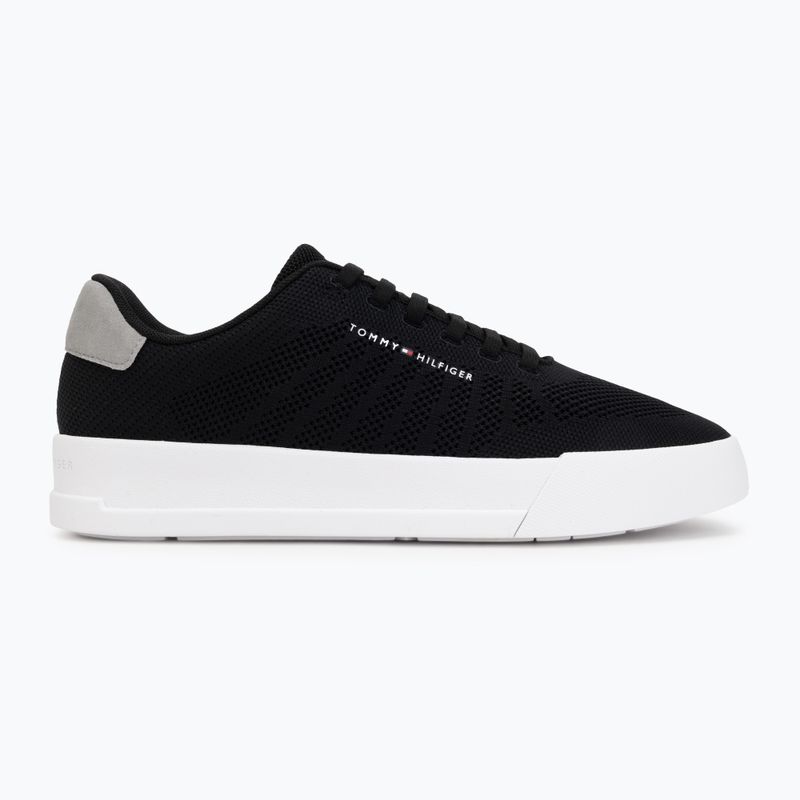 Herren-Turnschuhe Tommy Hilfiger Court Knit black 2