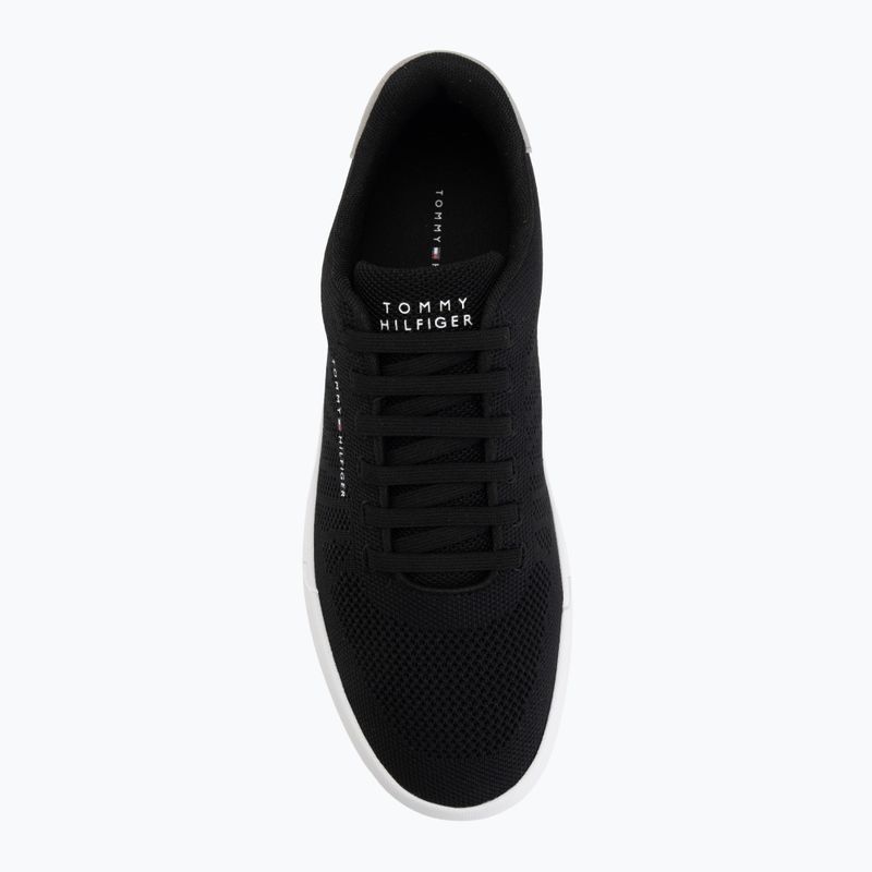 Herren-Turnschuhe Tommy Hilfiger Court Knit black 5