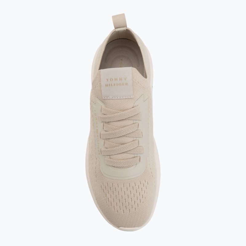 Damenschuhe Tommy Hilfiger Knit Extralight Runner classic beige 5