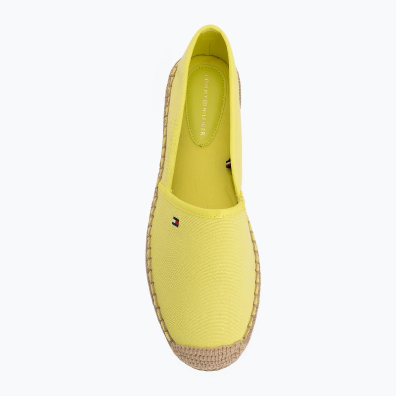 Damen-Espadrilles Tommy Hilfiger Flag Canvas lime 5