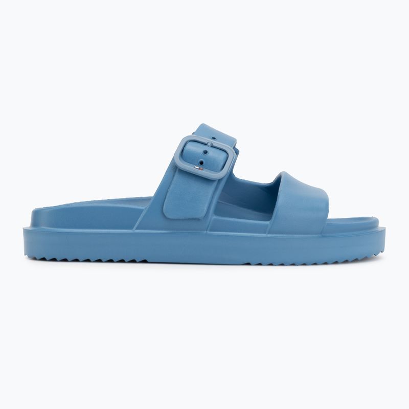 Damen-Pantoletten Tommy Hilfiger Light Double Strap cobalt steel 2