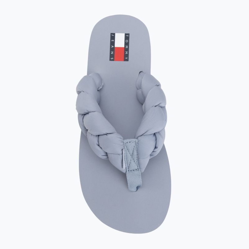 Damen Zehentrenner Tommy Hilfiger Braided Thong soaring skies 5