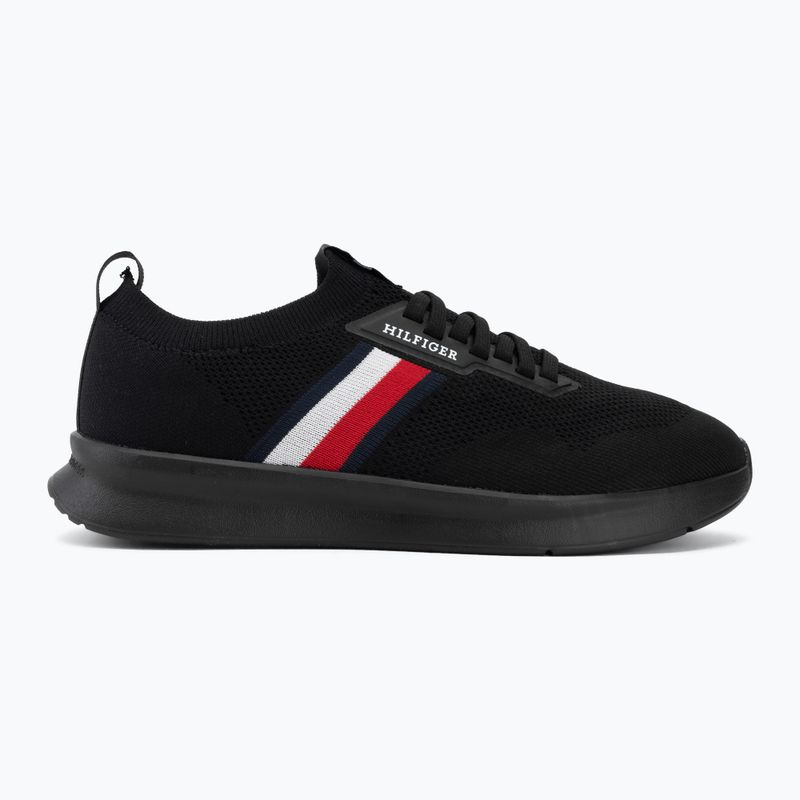 Herrenschuhe Tommy Hilfiger Lightweight Knitted Runner black 2