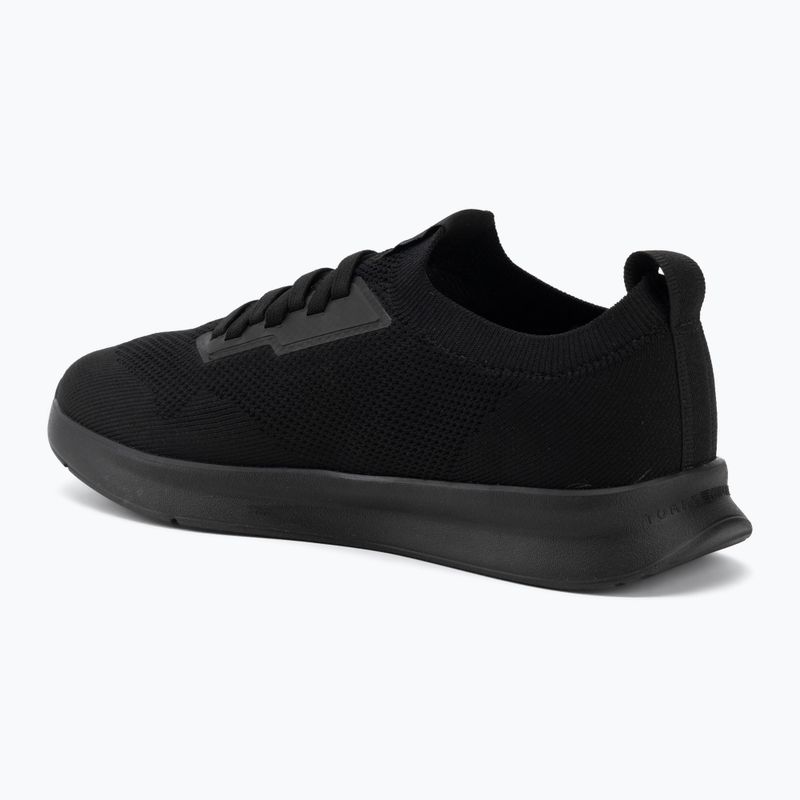 Herrenschuhe Tommy Hilfiger Lightweight Knitted Runner black 3