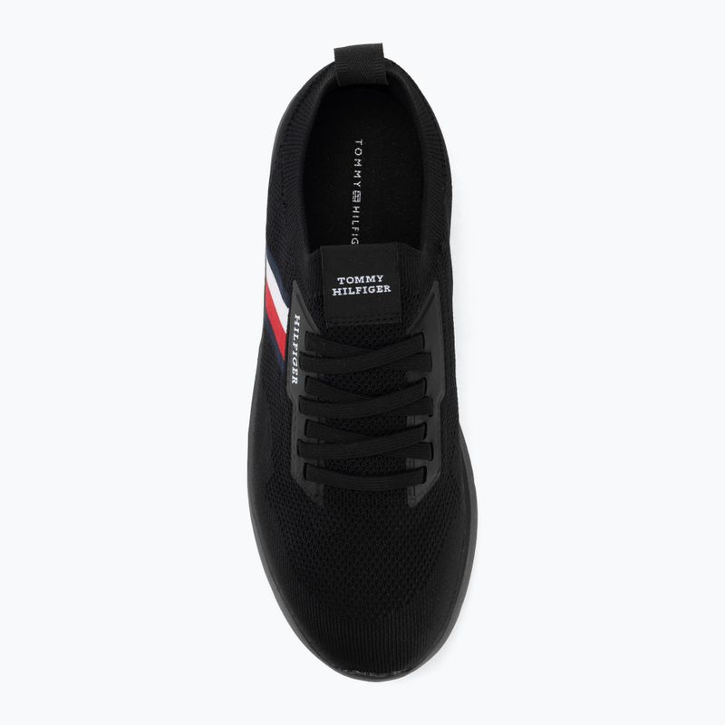 Herrenschuhe Tommy Hilfiger Lightweight Knitted Runner black 5