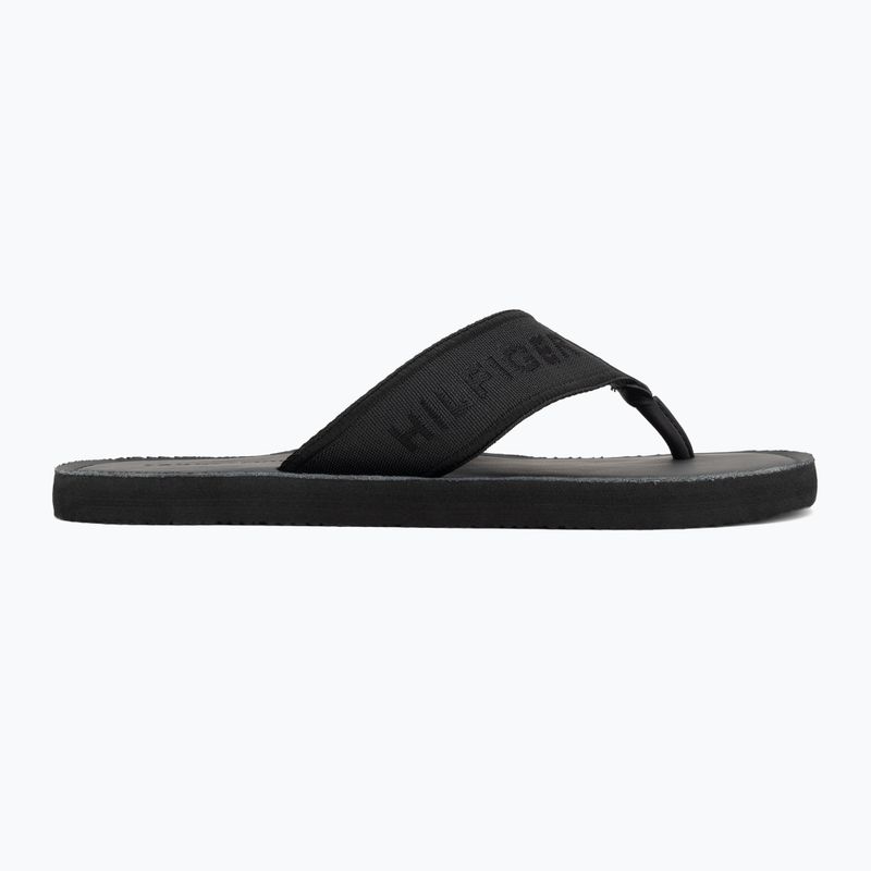 Herren-Flip-Flops Tommy Hilfiger Lbeach Sandal Leather black 2