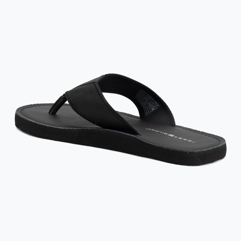 Herren-Flip-Flops Tommy Hilfiger Lbeach Sandal Leather black 3