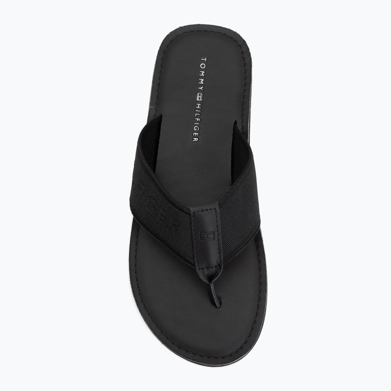 Herren-Flip-Flops Tommy Hilfiger Lbeach Sandal Leather black 5