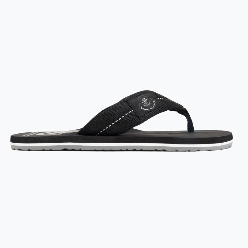 Herren-Flip-Flops Tommy Hilfiger Patch Beach Sandal black 2
