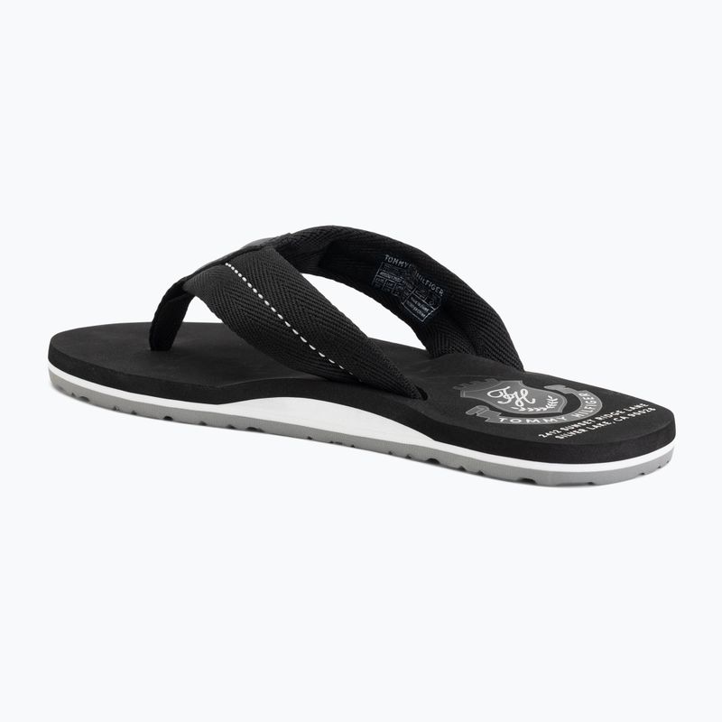 Herren-Flip-Flops Tommy Hilfiger Patch Beach Sandal black 3