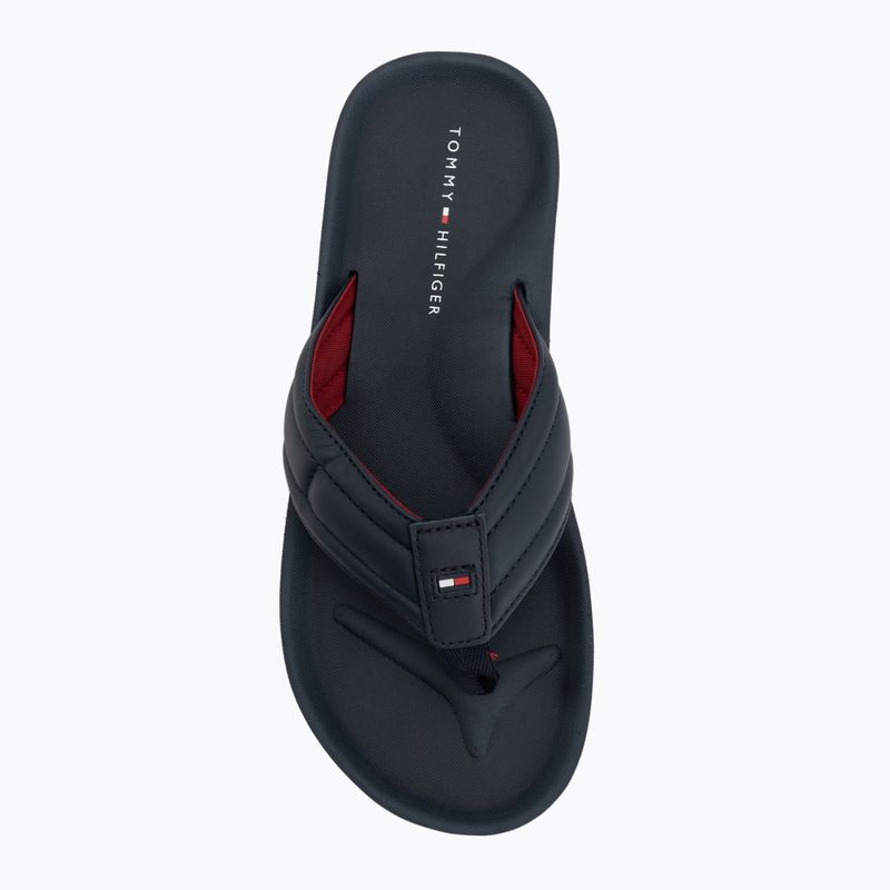 Herren-Flip-Flops Tommy Hilfiger Padded Beach desert sky 5