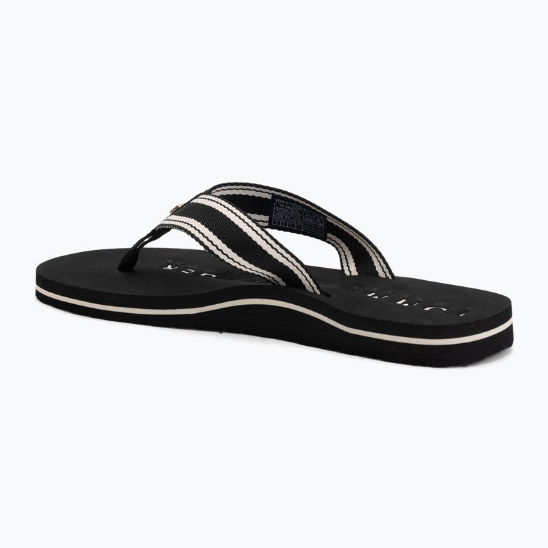 Damen Zehentrenner Tommy Hilfiger Webbing Summer Sandal black 3