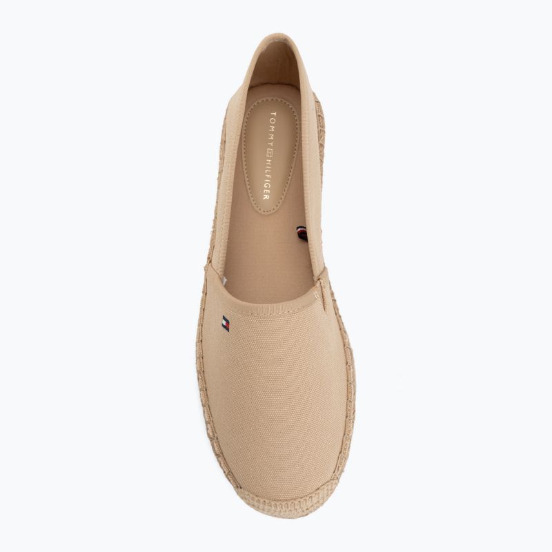 Damen-Schuhe Tommy Hilfiger Flag Canvas clayed pebble 5