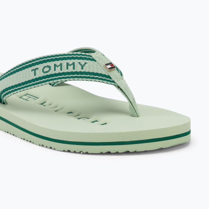 Damen Zehentrenner Tommy Hilfiger Webbing Summer Sandal gentle jade 7