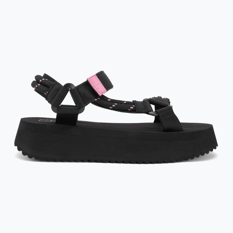 Damen-Sandalen Tommy Jeans Eva Rope schwarz 2