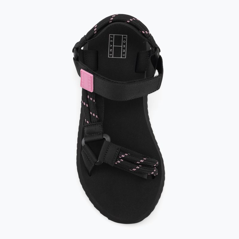 Damen-Sandalen Tommy Jeans Eva Rope schwarz 5
