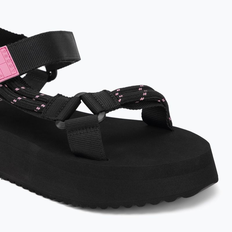 Damen-Sandalen Tommy Jeans Eva Rope schwarz 7