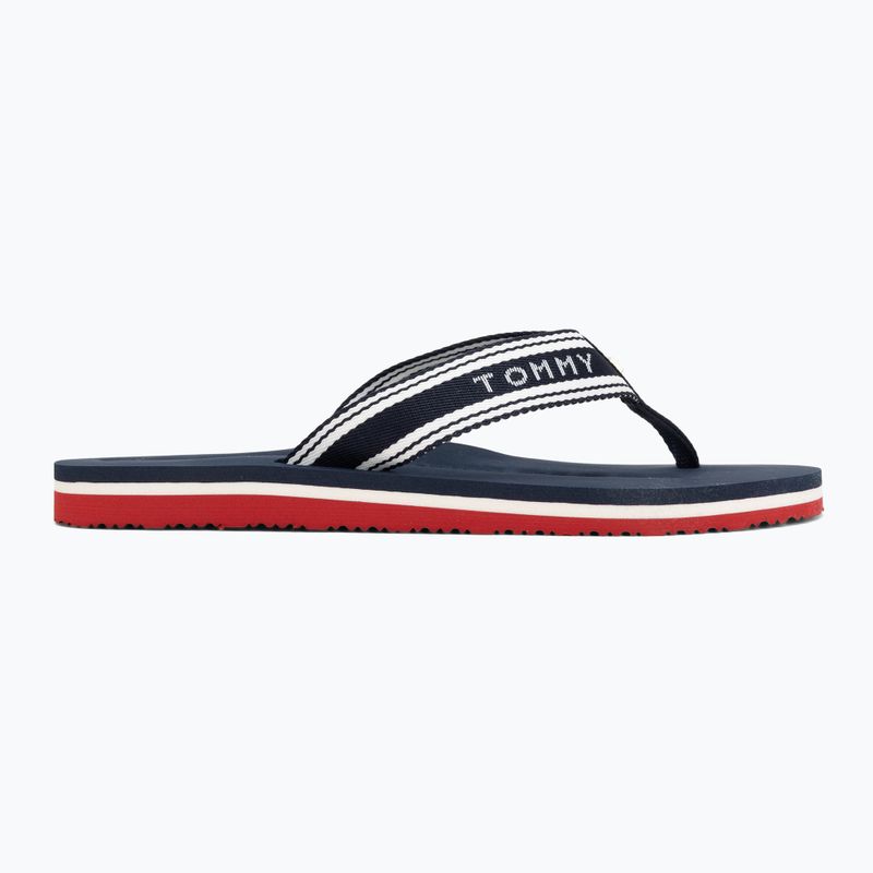 Damen Zehentrenner Tommy Hilfiger Webbing Summer Sandal rwb 2