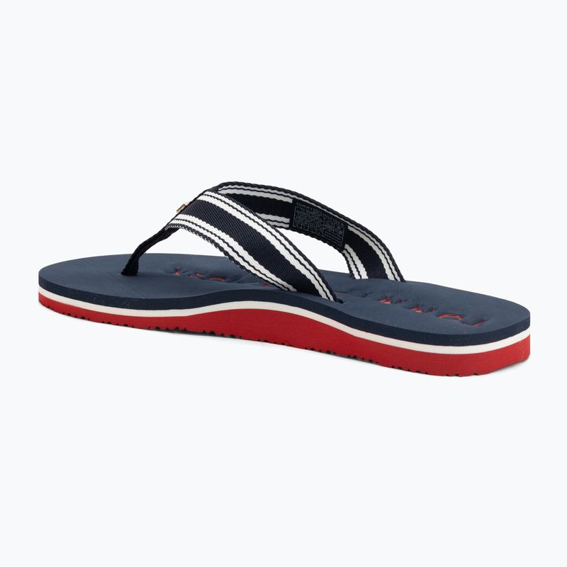 Damen Zehentrenner Tommy Hilfiger Webbing Summer Sandal rwb 3
