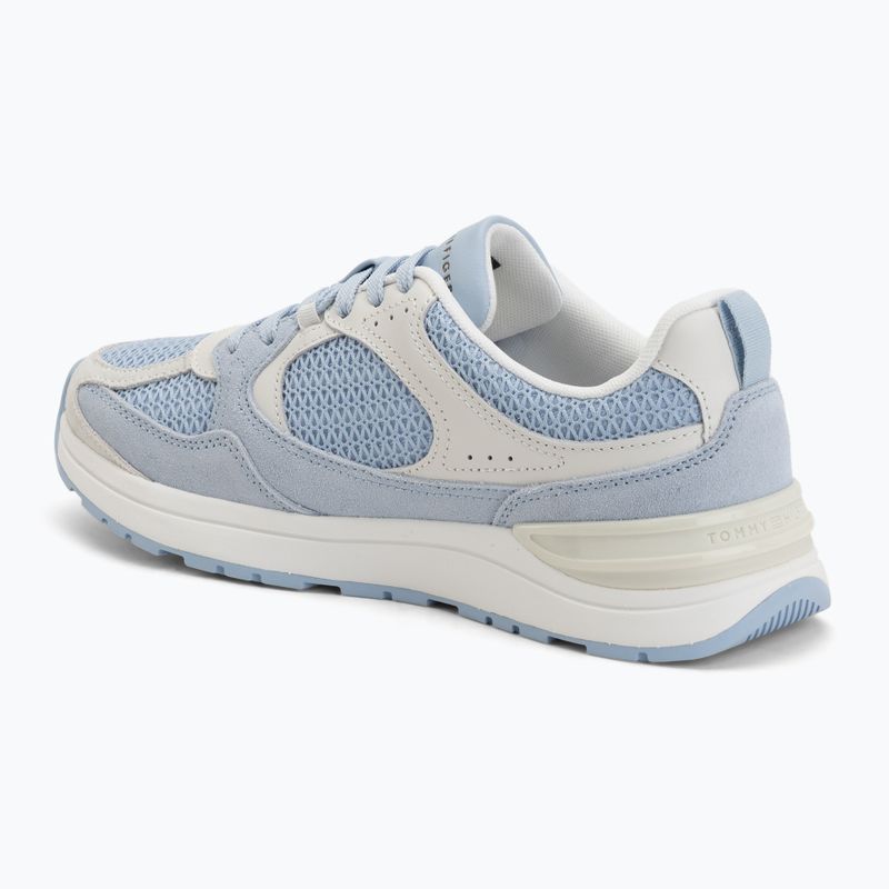 Damenschuhe Tommy Hilfiger Mix Material Runner brezzy blue/ecru 3
