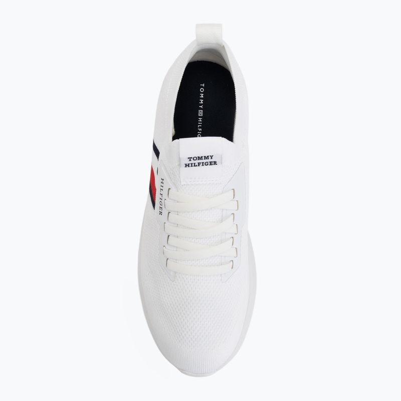 Herrenschuhe Tommy Hilfiger Lightweight Knitted Runner white 5