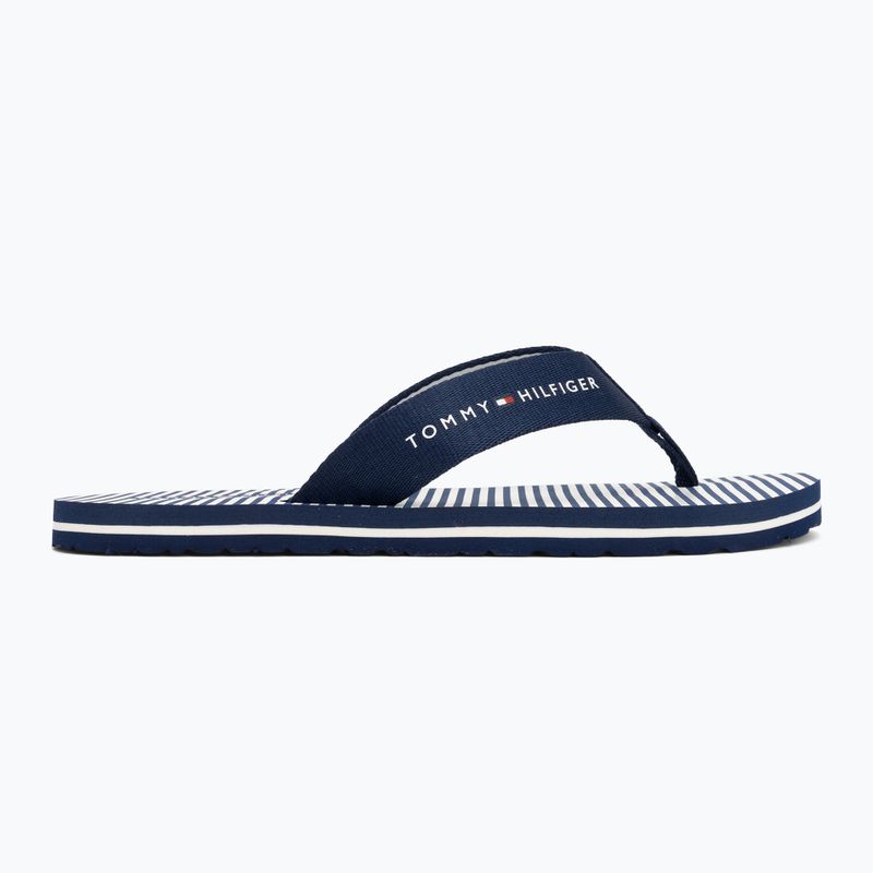 Damen Zehentrenner Tommy Hilfiger Ithaca Stripe Summer preppy navy 2