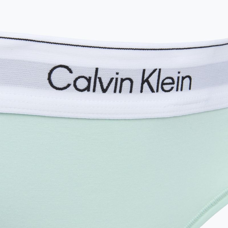 Damenstrings Calvin Klein LV00QF8518 Thong feel the mint 3