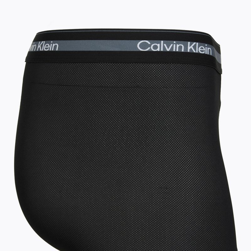 Herrenboxershorts Calvin Klein LV00NB4538 Boxer Brief Long black/black/black 3