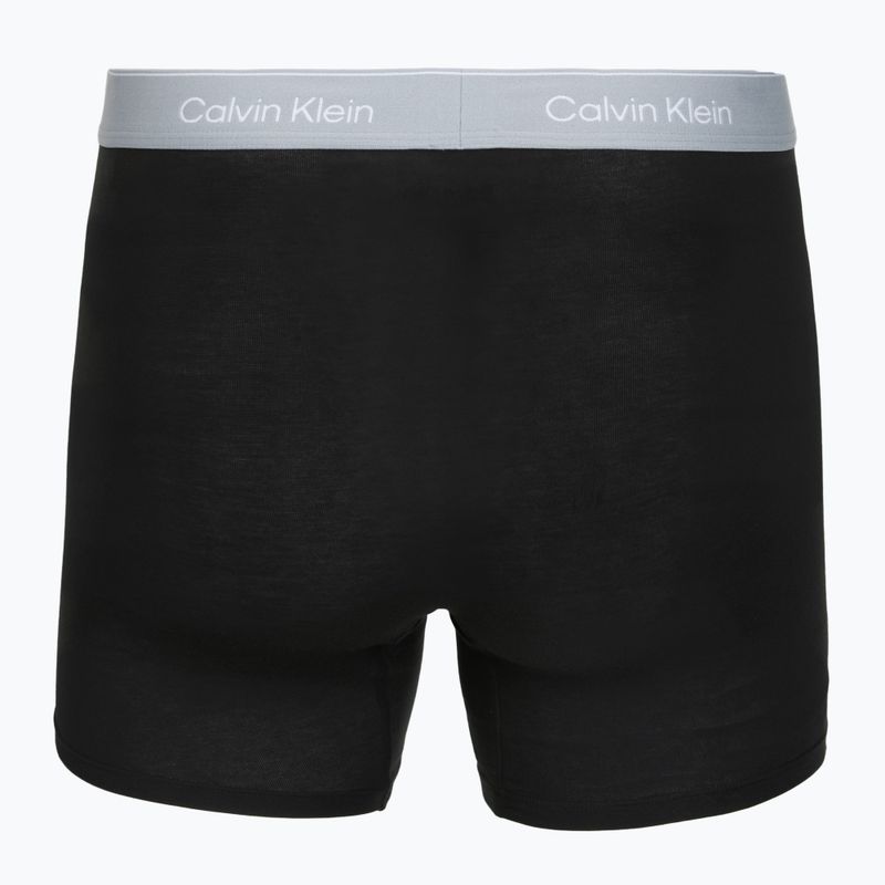 Boxershorts Calvin Klein LV00NB4394 Brief 3 pairs black with/darkest spruce wb/black w 3
