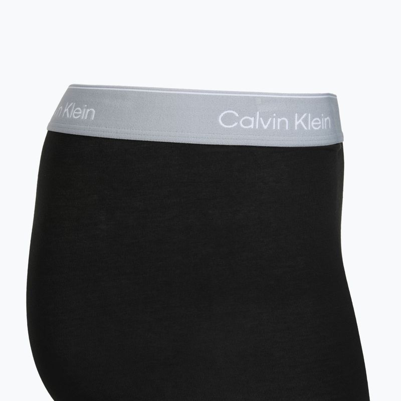 Boxershorts Calvin Klein LV00NB4394 Brief 3 pairs black with/darkest spruce wb/black w 4
