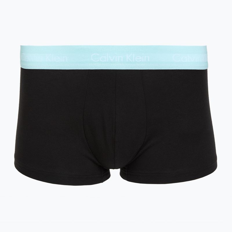 Boxershorts Calvin Klein LV00NB4412 Low Rise Trunk 5 pairs black in plume wb/black in misty sage wb 2
