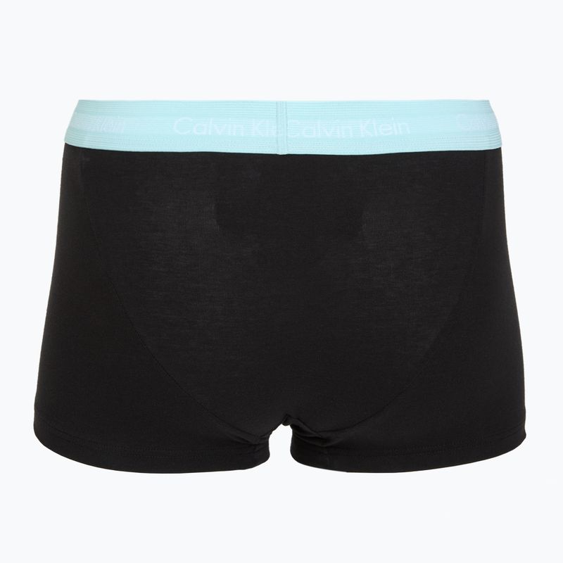 Boxershorts Calvin Klein LV00NB4412 Low Rise Trunk 5 pairs black in plume wb/black in misty sage wb 7