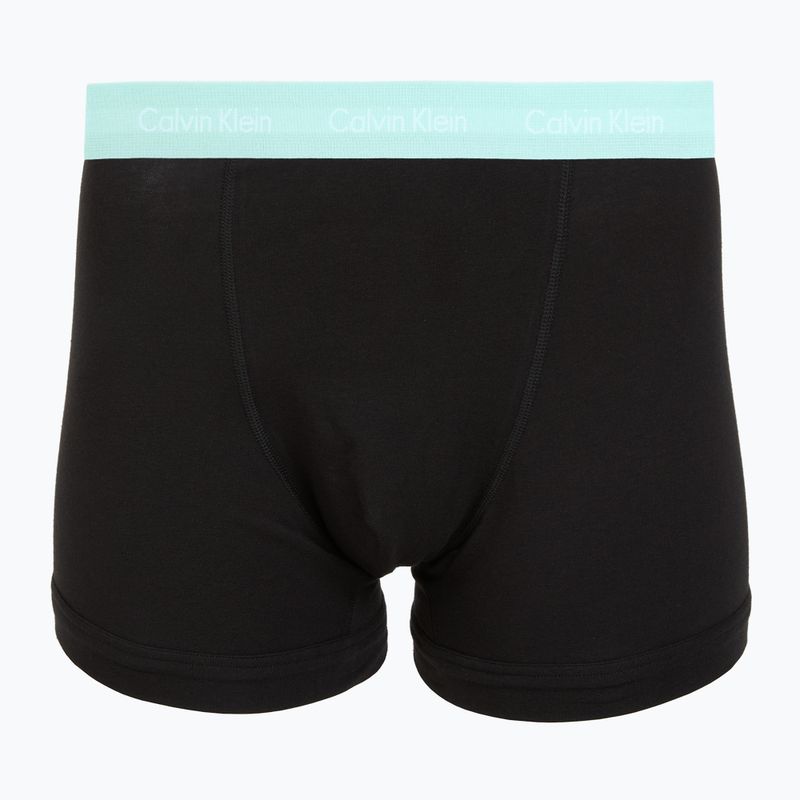 Herren-Boxershorts Calvin Klein 0000U2662G Trunk 3 pairs black in plume wb/black in misty sag 2