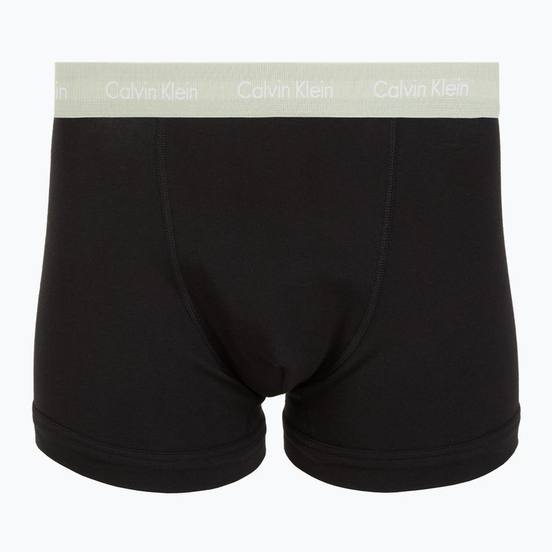 Herren-Boxershorts Calvin Klein 0000U2662G Trunk 3 pairs black in plume wb/black in misty sag 3