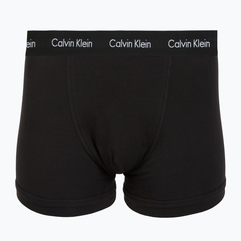 Herren-Boxershorts Calvin Klein 0000U2662G Trunk 3 pairs black in plume wb/black in misty sag 4