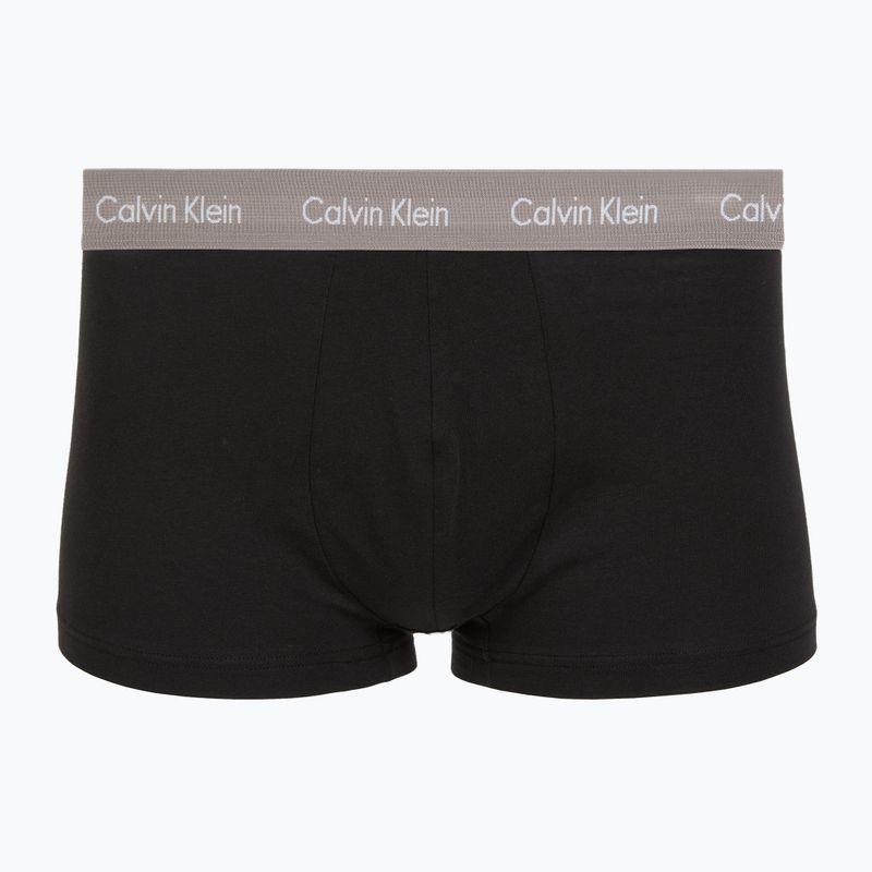 Boxershorts Calvin Klein LV00NB4412 Low Rise Trunk 5 pairs of black bodies with driftwood/moonlight 2