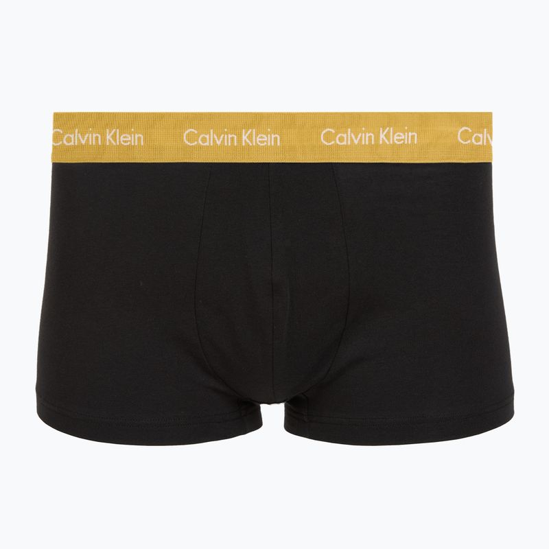 Boxershorts Calvin Klein LV00NB4412 Low Rise Trunk 5 pairs of black bodies with driftwood/moonlight 3