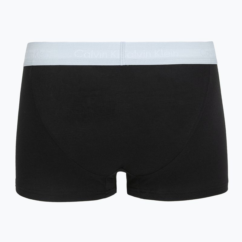 Boxershorts Calvin Klein LV00NB4412 Low Rise Trunk 5 pairs black in green bloom wb/black in dazzlin 3
