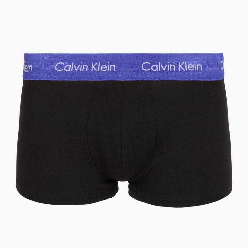 Boxershorts Calvin Klein LV00NB4412 Low Rise Trunk 5 pairs black in green bloom wb/black in dazzlin 5