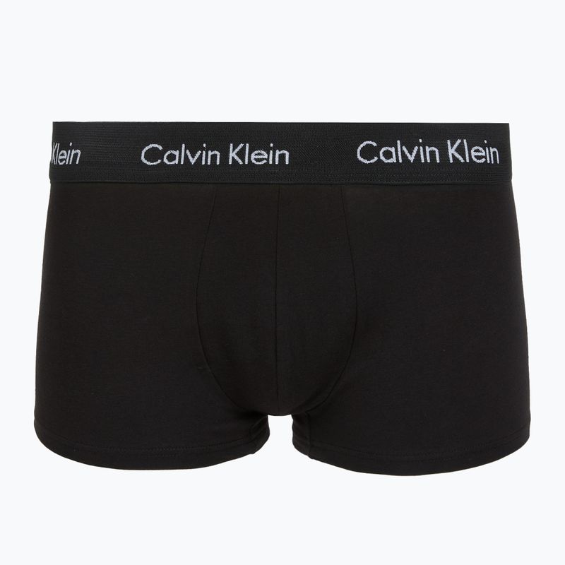 Boxershorts Calvin Klein LV00NB4412 Low Rise Trunk 5 pairs black in green bloom wb/black in dazzlin 7