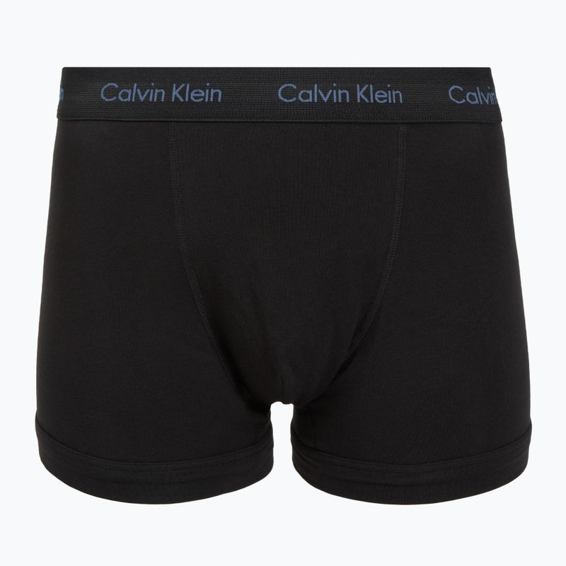 Herren-Boxershorts Calvin Klein 0000U2662G Trunk 3 pairs of black bodies and wbs with driftwood 6