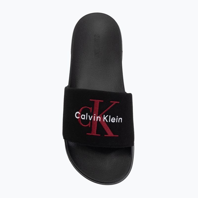 Schlappen Herren Calvin Klein YM0YM01393 Ess black/rhubarb 5