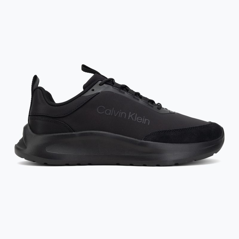 Herren Schuhe Calvin Klein HM0HM02342 Light Eva Runn Essential Laceup Nylon Suede triple black 2