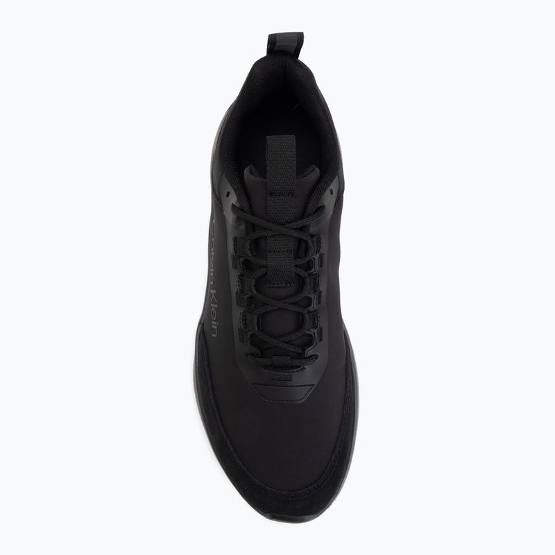 Herren Schuhe Calvin Klein HM0HM02342 Light Eva Runn Essential Laceup Nylon Suede triple black 5