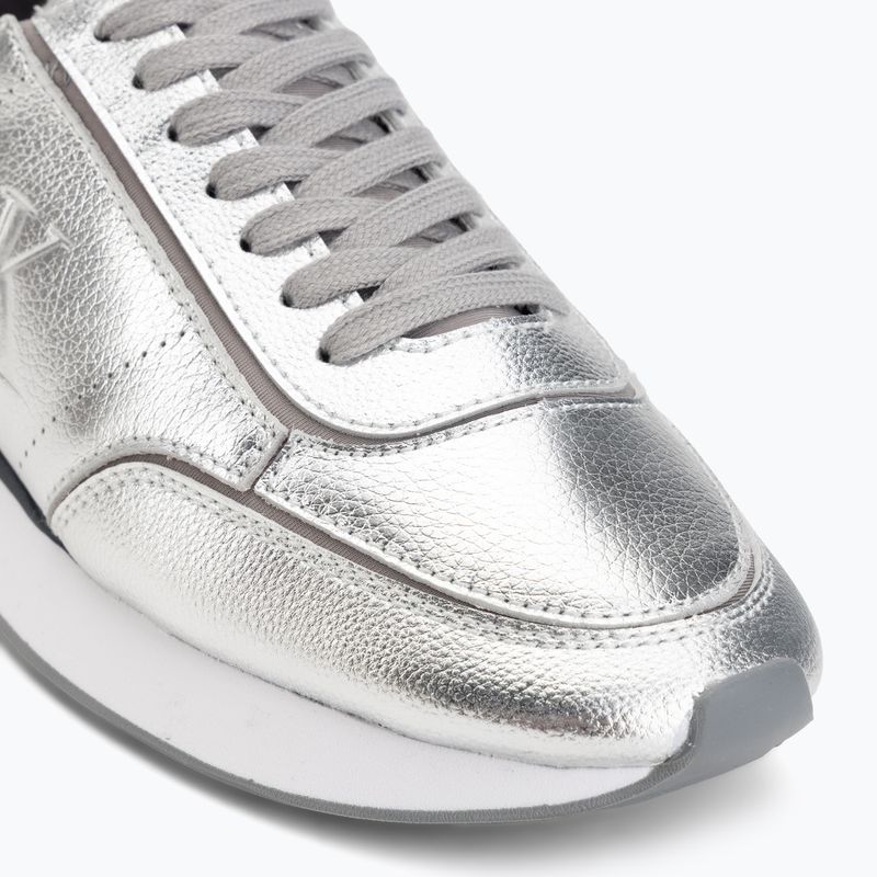 Damen-Schuhe Calvin Klein HW0HW03287 Retro Runner Metallic silver 7